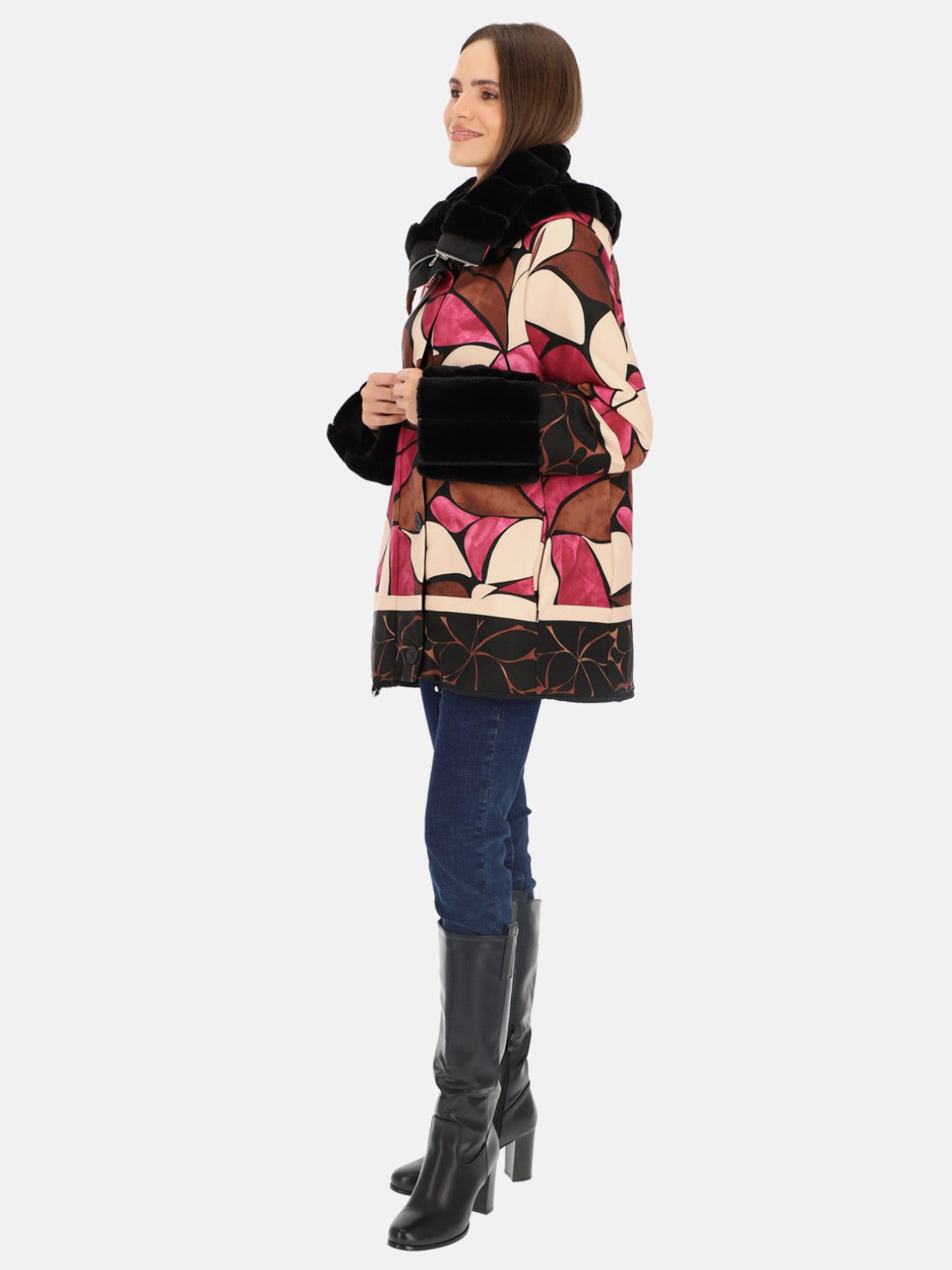 Faux fur jacket Tinta Imala