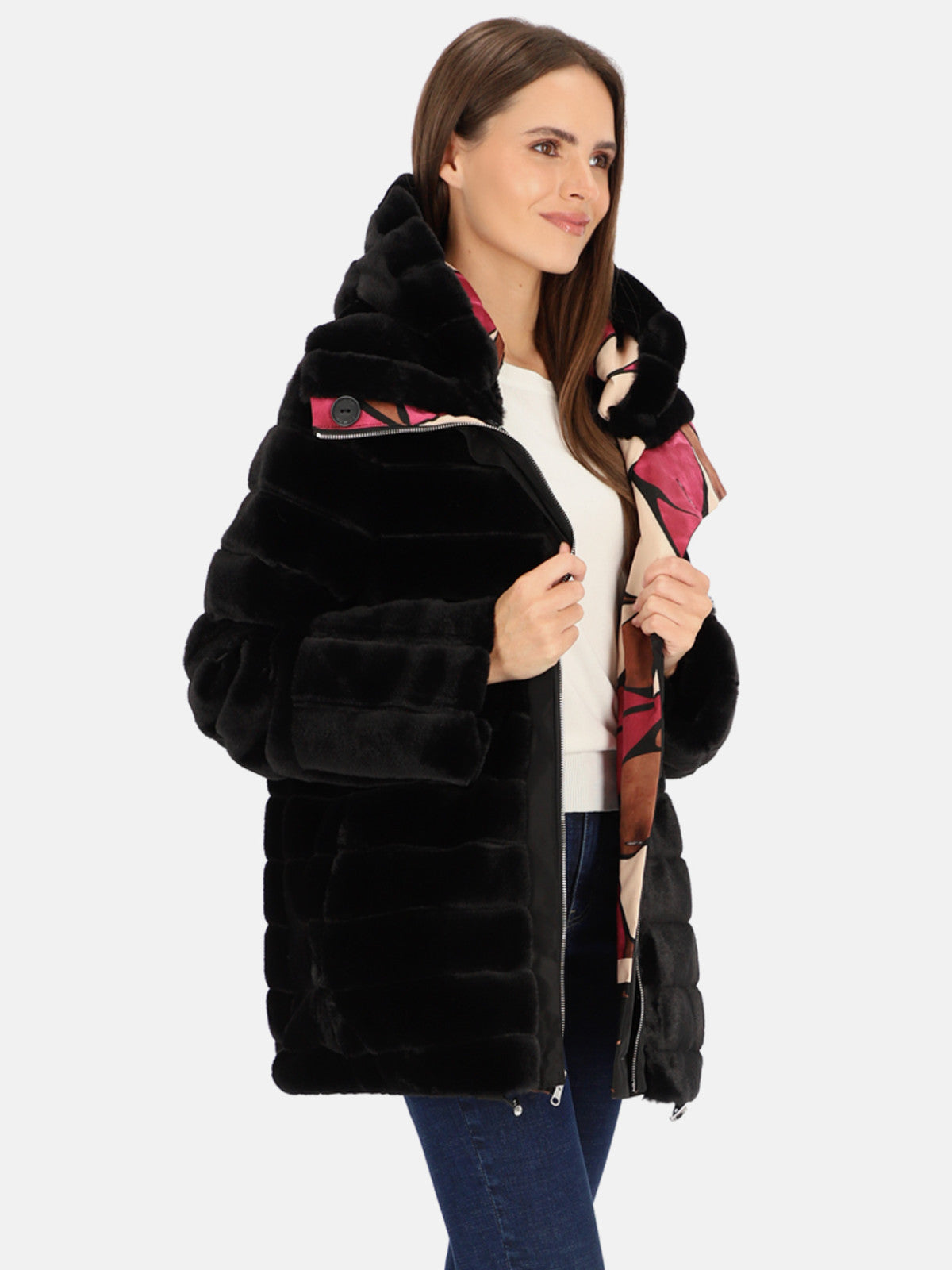 Faux fur jacket Tinta Imala