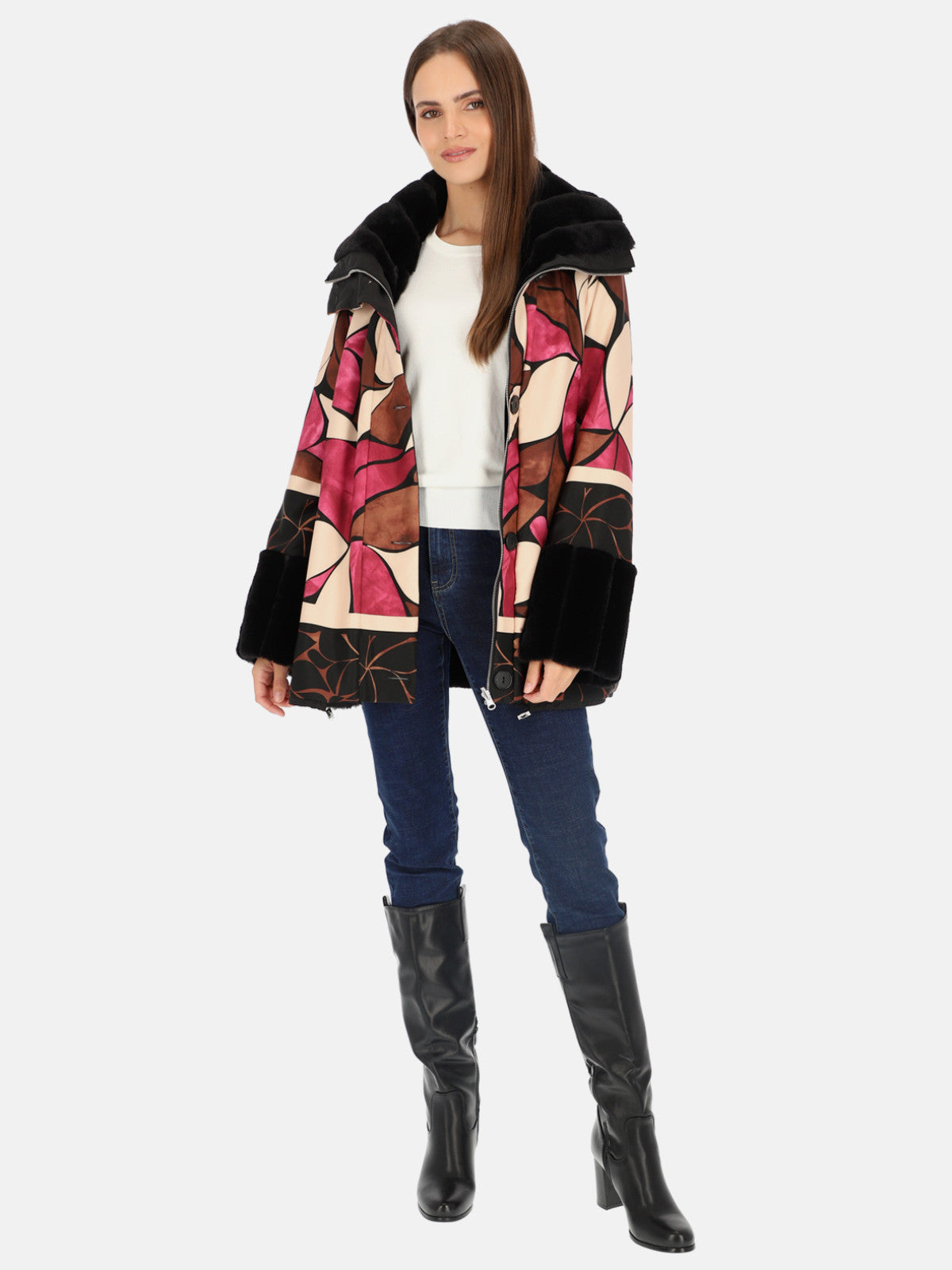 Faux fur jacket Tinta Imala