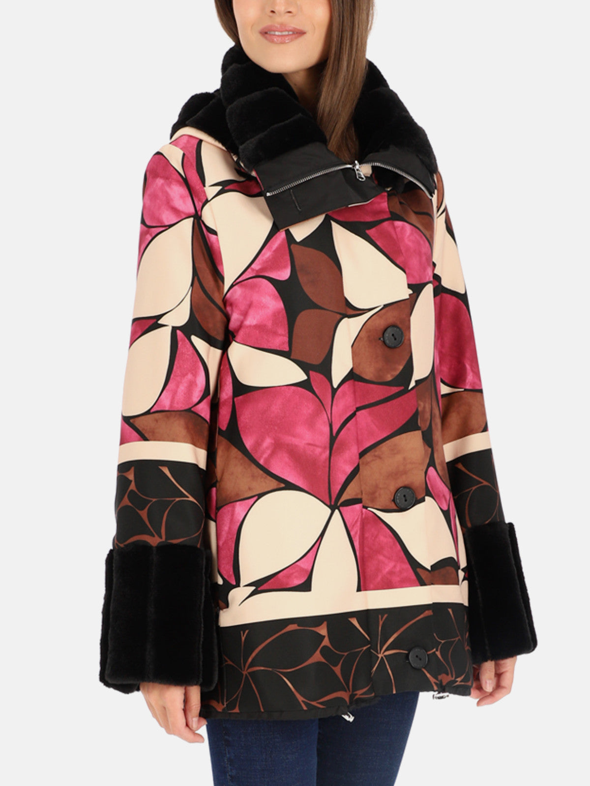 Faux fur jacket Tinta Imala