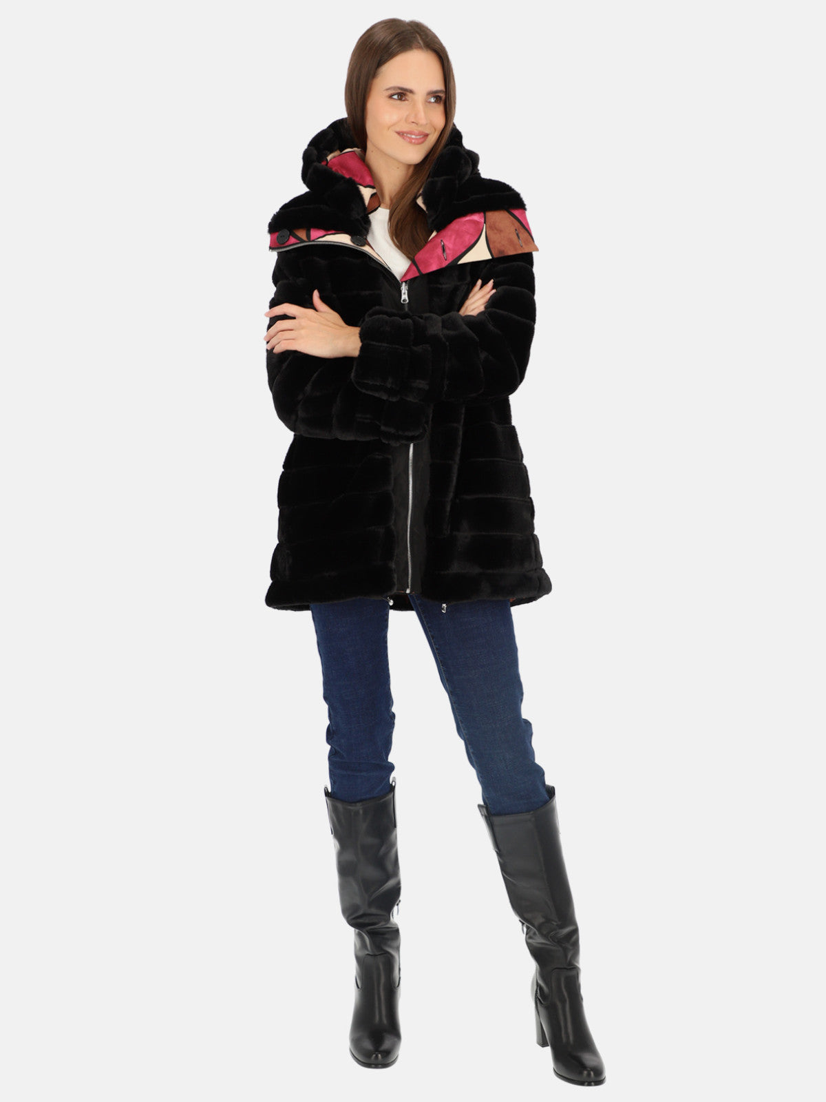 Faux fur jacket Tinta Imala