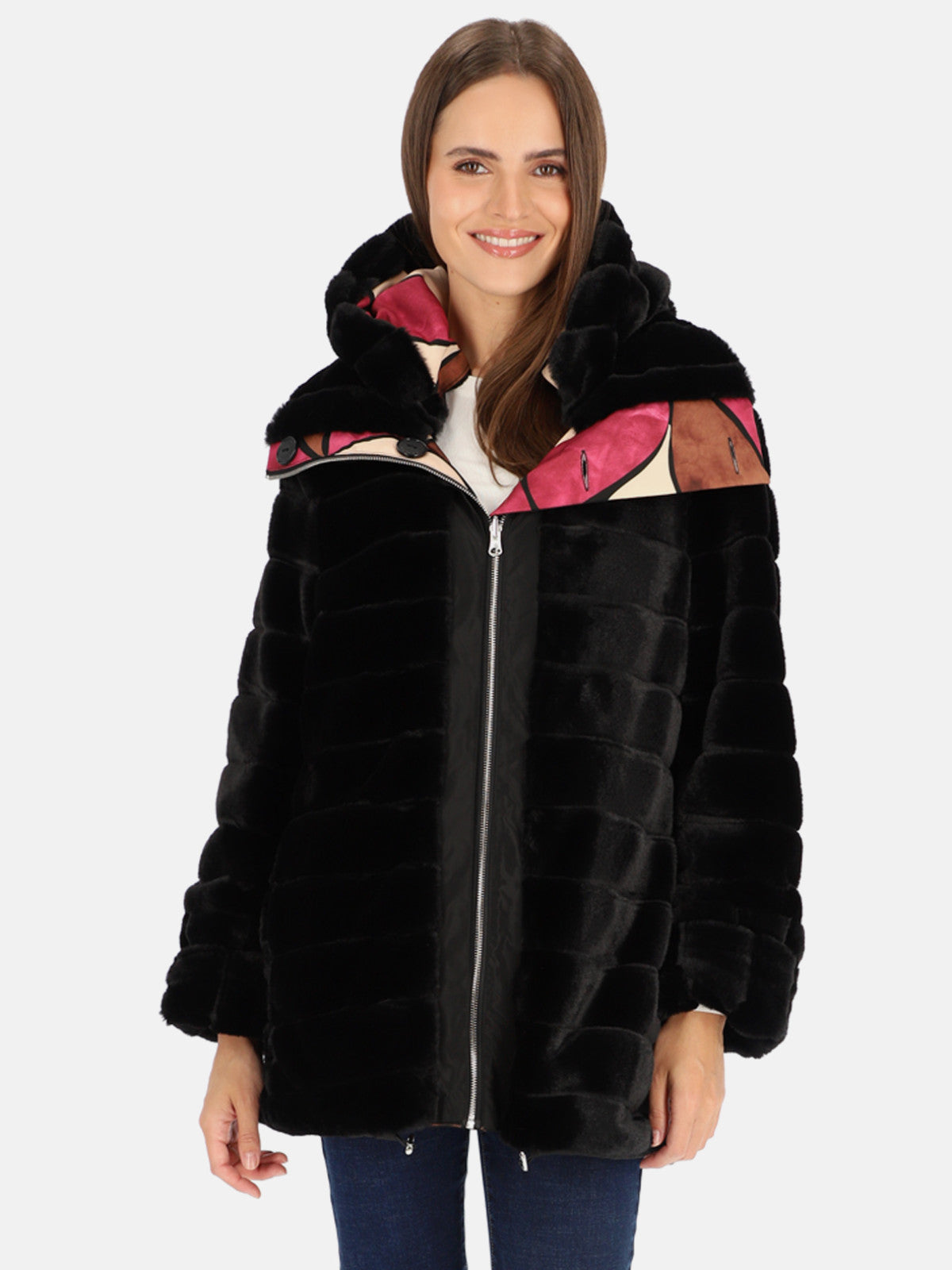 Faux fur jacket Tinta Imala