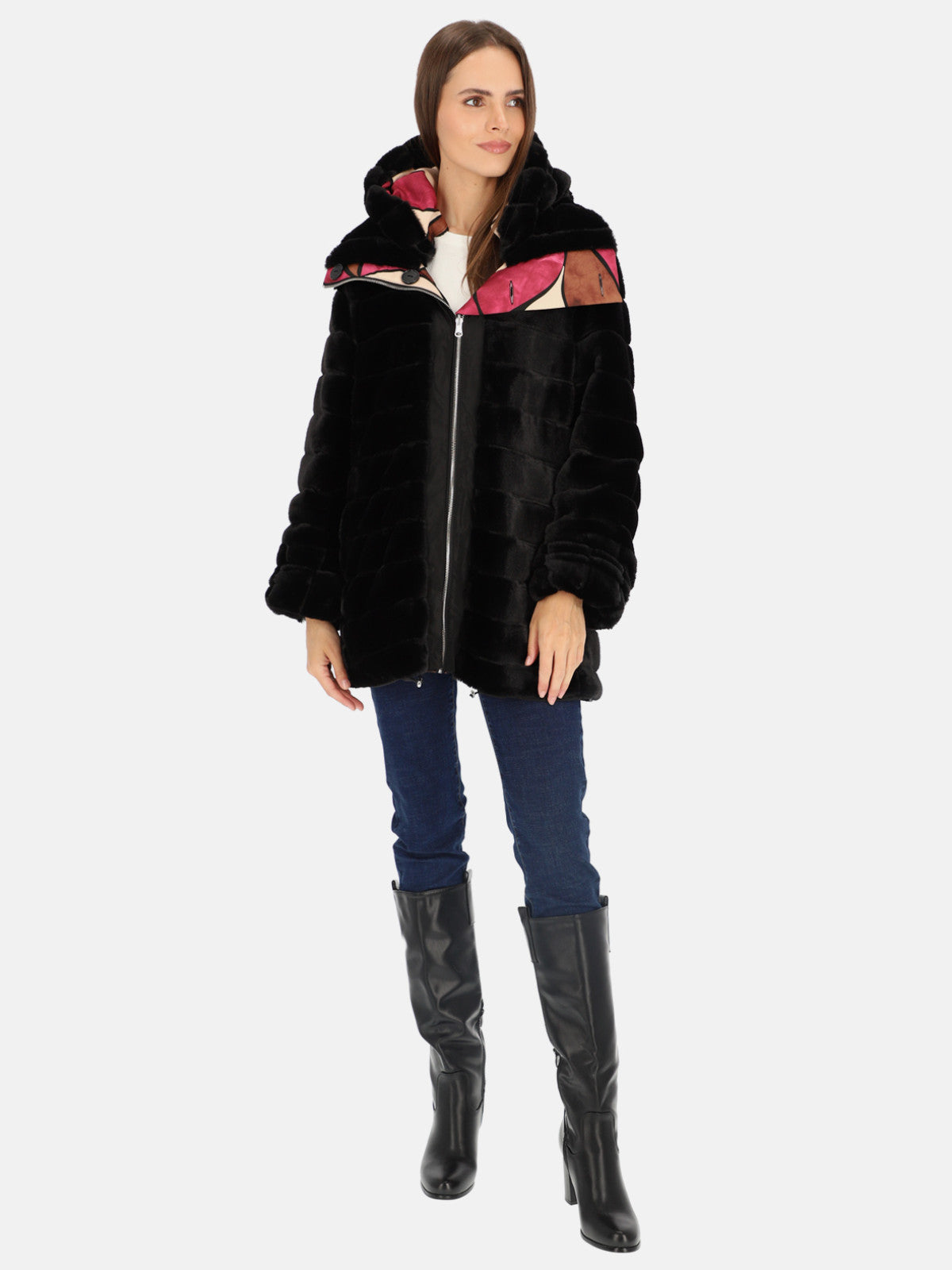 Faux fur jacket Tinta Imala