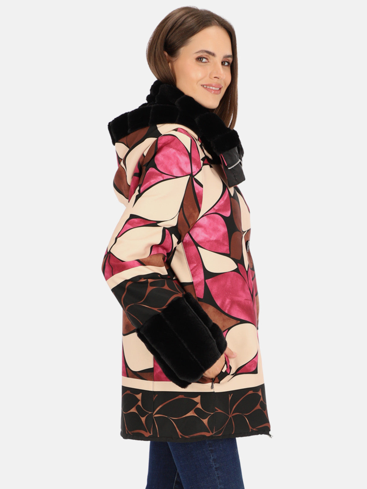 Faux fur jacket Tinta Imala